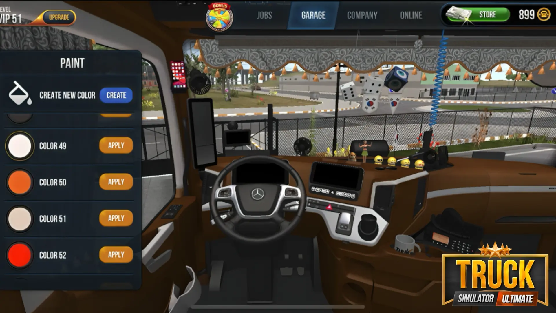 easy customization of truck simulator in playtruckultimate.com